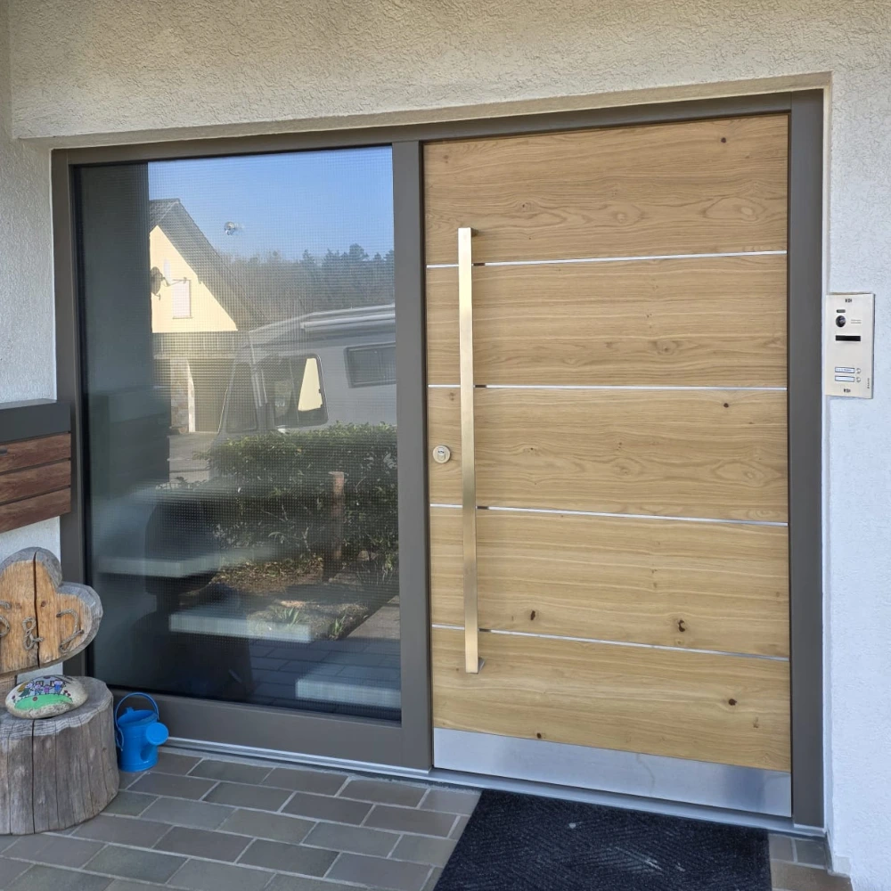 Haustüre neu außen Projekt Bretten